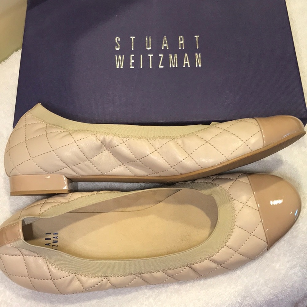 Brand new Stuart Weitzman quiltable flats - Picture 2 of 2